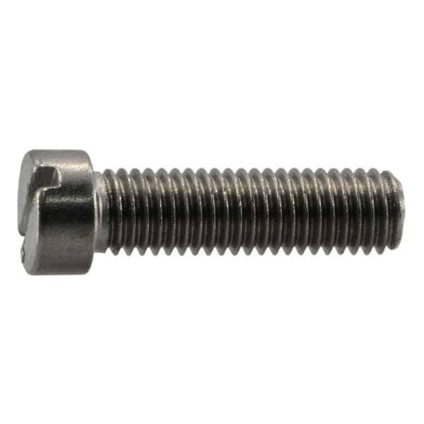 Midwest Fastener #6-48 x 1/2 in Fillister Machine Screw, Plain 18-8 Stainless Steel, 6 PK 930622 - main
